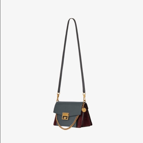Givenchy Handbags - Givenchy Gv3 Small Storm Grey Shoulder Bag